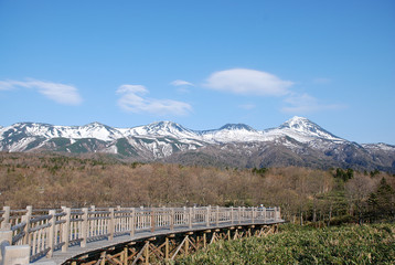 Shiretoko mountains @HOKKAIDO / 羅臼湖から見る春の知床連山