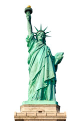 Fototapeta premium Statue of Liberty isolated, New York City