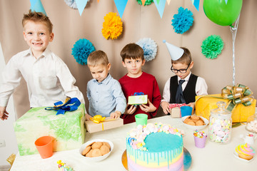 Boy birthday cake