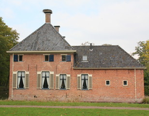 Havezate Mensinge from the 14e century in the village Roden. The Netherlands