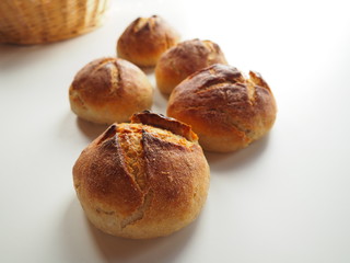 Petits pains au levain fait maison