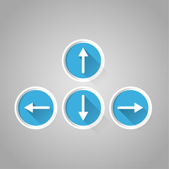 vector arrow keyboard buttons