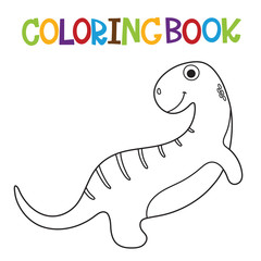 Cute Dino coloring book
