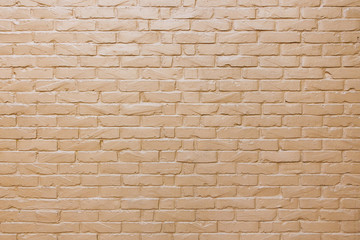 Beige painted brick wall background
