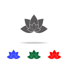 Lotus icon. Elements of Chinese culture multi colored icons. Premium quality graphic design icon. Simple icon for websites, web design, mobile app, info graphics