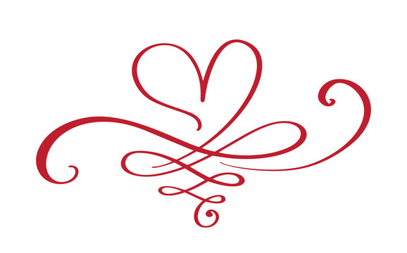 Heart love sign forever. Infinity Romantic symbol linked, join, passion and wedding. Template for t shirt, card, poster. Design flat element of valentine day. Vector illustration