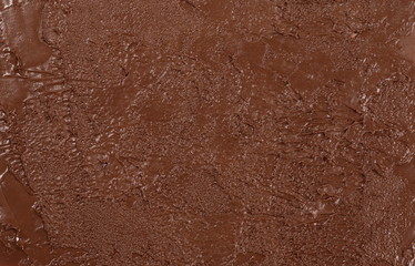 Melted chocolate background and texture