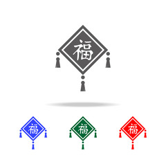 Chinese decor icon. Elements of Chinese culture multi colored icons. Premium quality graphic design icon. Simple icon for websites, web design, mobile app, info graphics