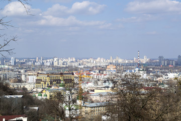 Spring cityscape of Kiev, Ukraine.