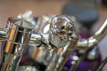 Motocycle decoration skull