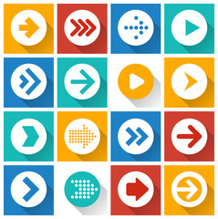 arrow icon set.