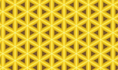 Abstract yellow geometric seamless background. vector illustration
