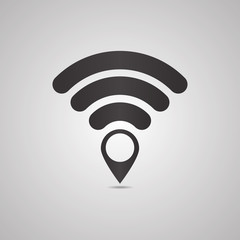 Set of Wireless and wifi icons
