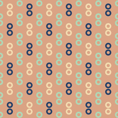 Circle rain drop seamless texture, simple and elegant geometric design