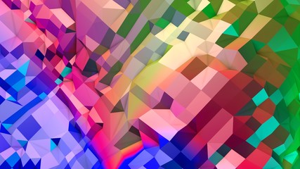 Low poly abstract background with modern gradient colors.