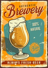 Vintage pub poster design. © DGIM studio