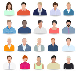 People icons, business, vector