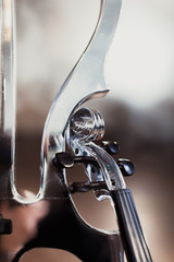 Violin, modern mirror for music, parts for violin, musical strings