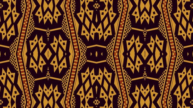 Kaleidoscope seamless loop sequence mandala patterns abstract multicolored motion graphics background. Ideal for yoga, clubs, shows