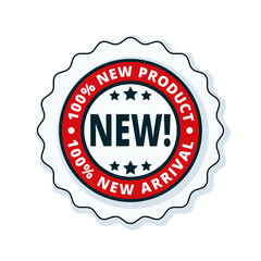 New Product  label illustration