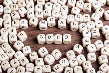 General Data Protection Regulation (GDPR), letter dices word