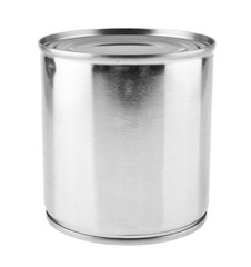 tin can isolated on a white background
