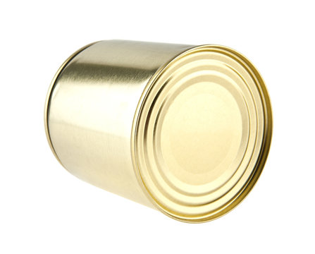 tin can isolated on a white background