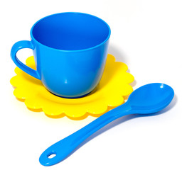 Colorful tea-set toy