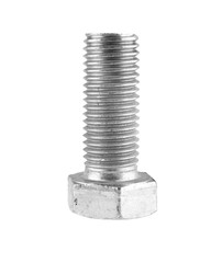 metal bolt isolated on white background