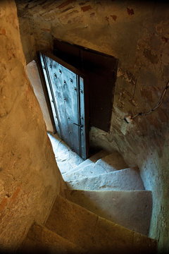 Ancient Hidden Passage In The Castle. 