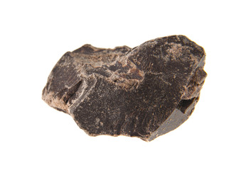 chunk chocolate isolated on white background