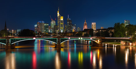 Obraz premium Frankfurt Skyline