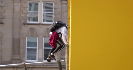 Freerunner Going to the Rooftops - Powered by Adobe