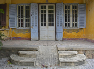 An old historic traditional house in the UNESCO listed central Vietnamese town of Hoi An
