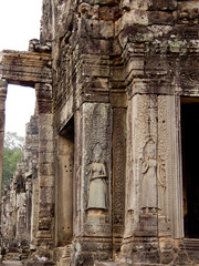 Ancient ruins of khmer temples