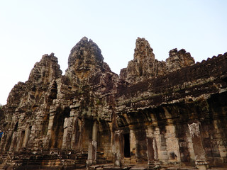Ancient ruins of khmer temples