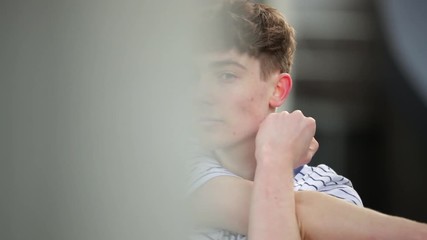 Freerunner Stretching on the Rooftops - Powered by Adobe