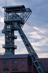 Naklejka premium Förderturm der Zeche Zollern in Dortmund