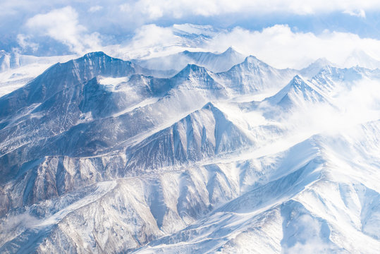 Leh Ladakh beautiful mountain landscape view,travel destination in India