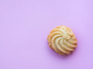 real cookie with old vintage style present for sweet dessert on snack style for happy meal and free time.