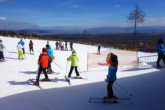 Skiing in the High Tatra ski center