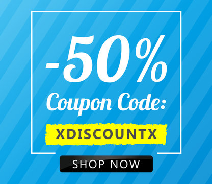 50 Coupon Code Blue