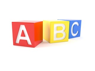 Toy blocks ABC