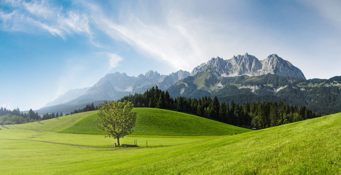Sommer in den &ouml;sterreichischen Bergen - Wilder Kaiser, Tirol, Austria

