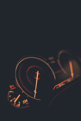 Car digital speedometer