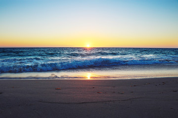 Fototapeta na wymiar Beach Sunset