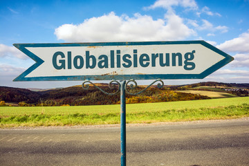 Schild 251 - Globalisierung