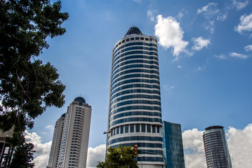 Obraz premium Istanbul, Turkey, 23 June 2011: Buildings of Zincirlikuyu