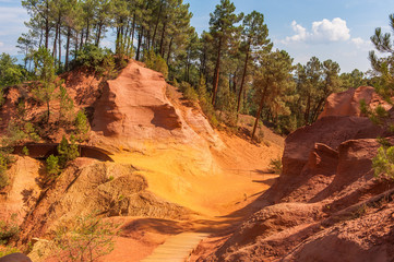 Ockersteinbruch bei Roussillon