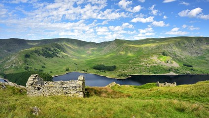 Sunlight over the Haweswater Nature Reserve